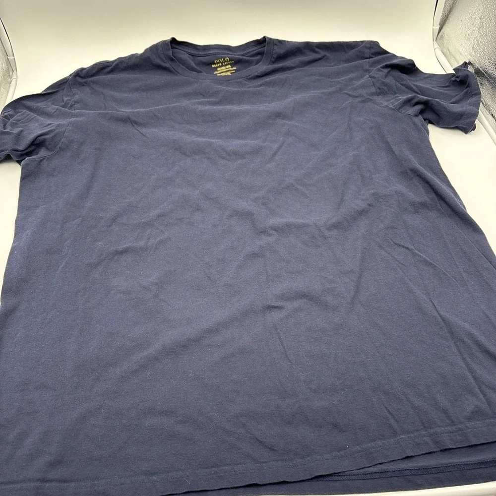 Polo Ralph Lauren Tshirt Classic Cotton Size‎ 3XLT Blue Crew Neck Pony Logo